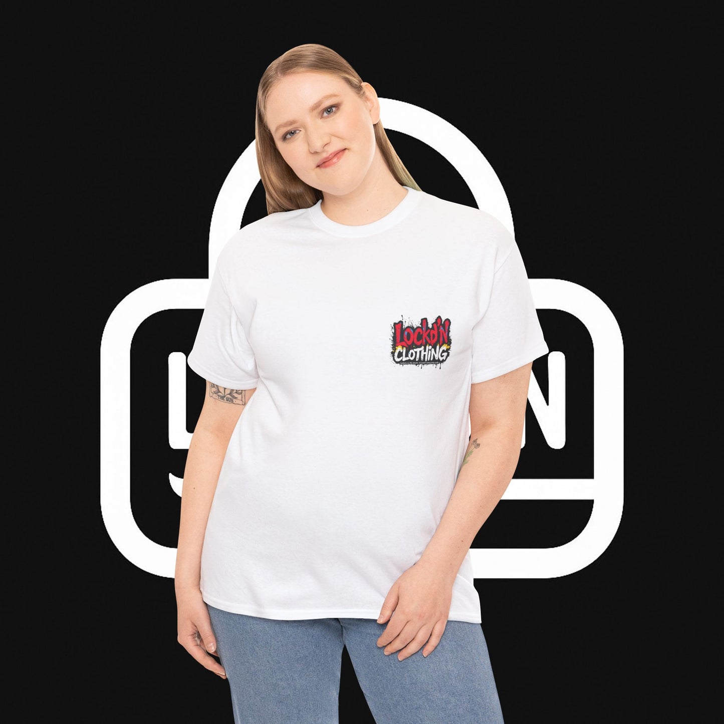 LOCKD'N Graffiti Tee Street Tagger Crew Special Edition Shirt