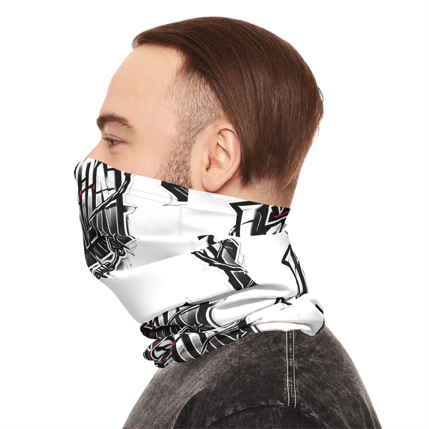Neck Gaiter Face Mask - LOCKD’N Bloody Barbed Wire Design