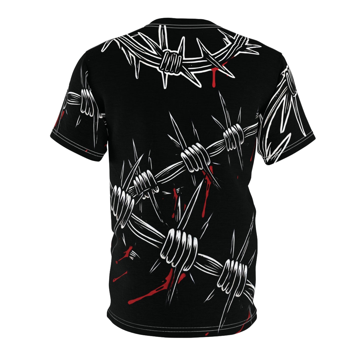 Tee - Barbed Wire LOCKD’N Clothing Prison Bloody Edge Design