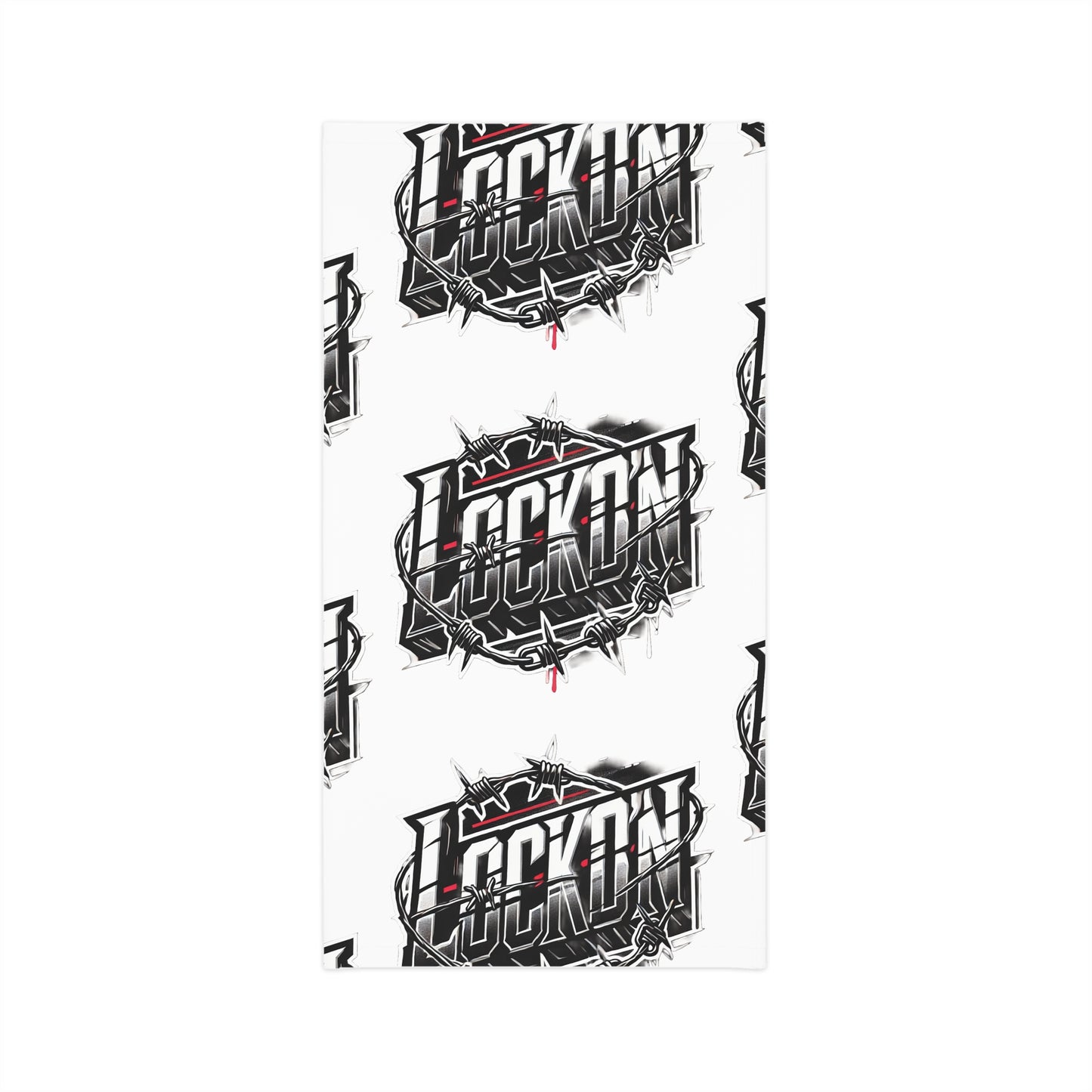 Neck Gaiter Face Mask - LOCKD’N Bloody Barbed Wire Design