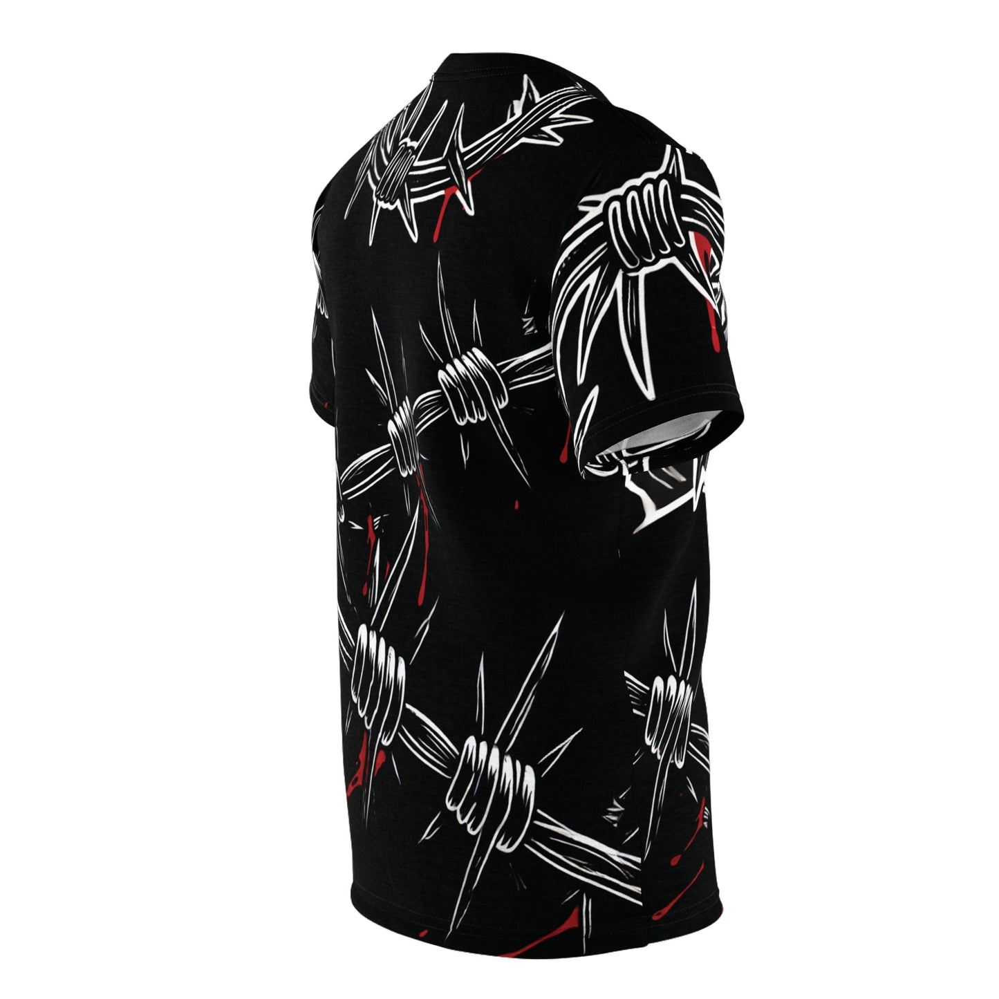 Tee - Barbed Wire LOCKD’N Clothing Prison Bloody Edge Design