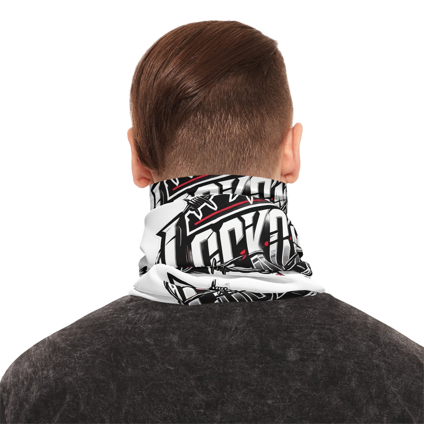 Neck Gaiter Face Mask - LOCKD’N Bloody Barbed Wire Design