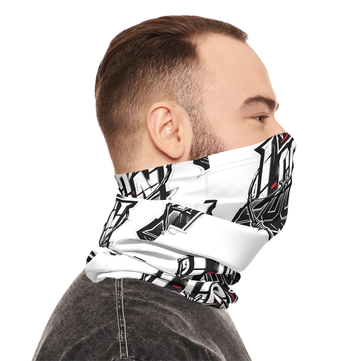 Neck Gaiter Face Mask - LOCKD’N Bloody Barbed Wire Design