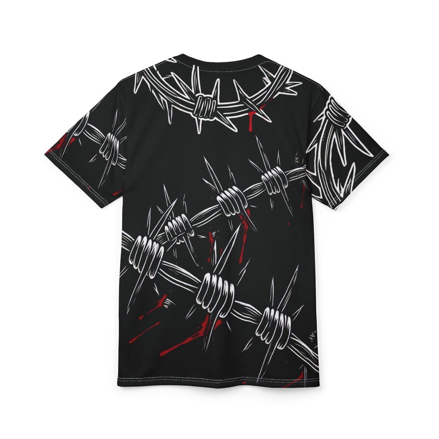 Tee - Barbed Wire LOCKD’N Clothing Prison Bloody Edge Design