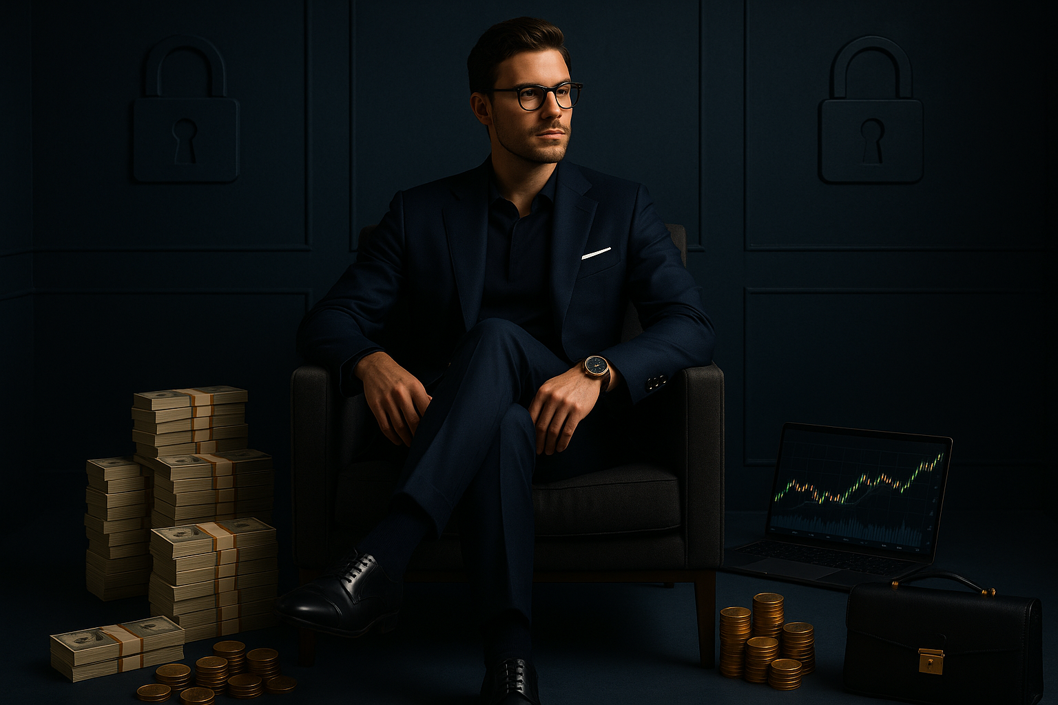 Lockd’n but still wearing nice clothes representing making money while locked away